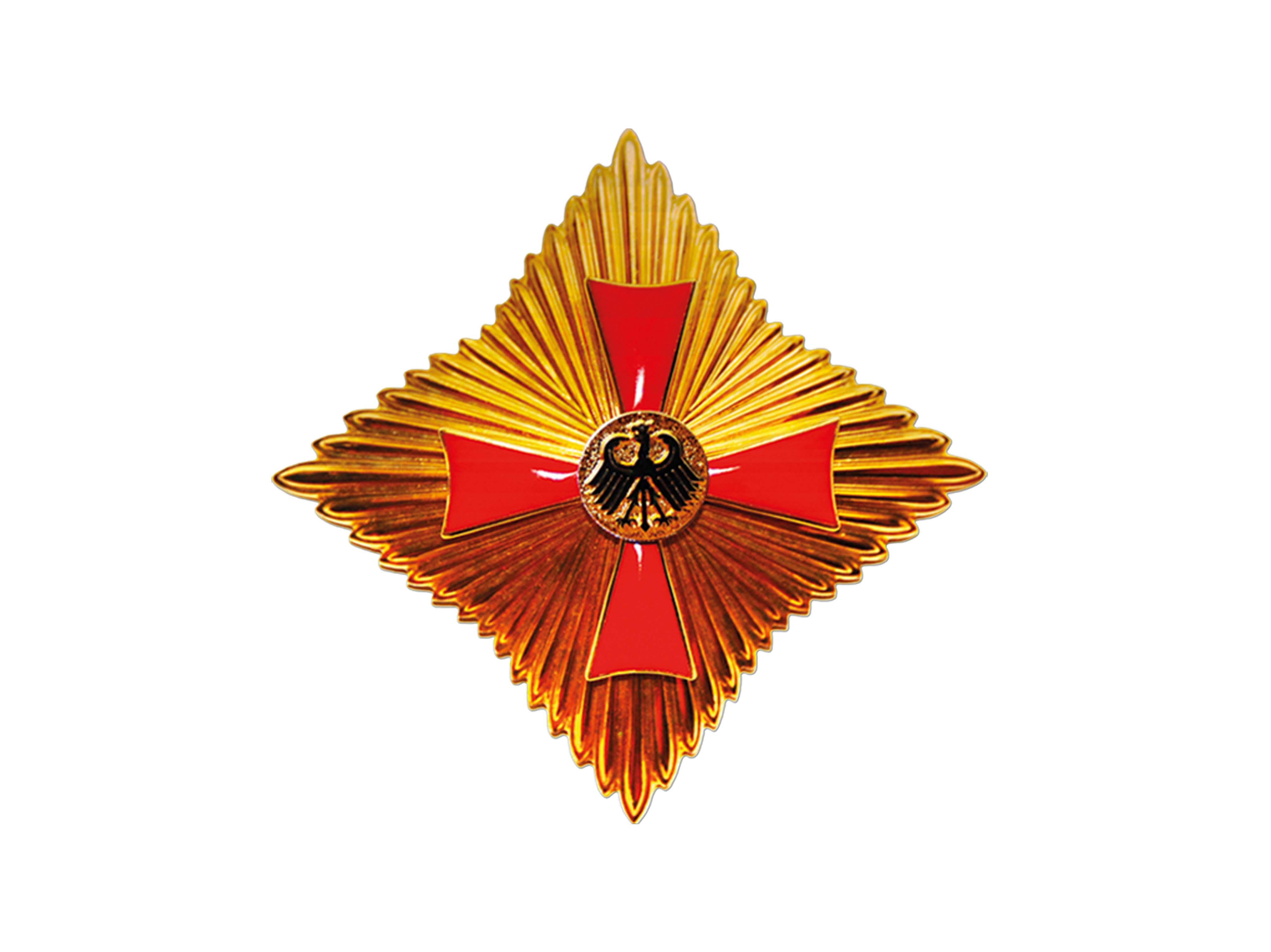 Bruststern zum Bundesverdienstkreuz mit Stern und Schulterband Bruststern zum Bundesverdienstkreuz mit Stern und Schulterband