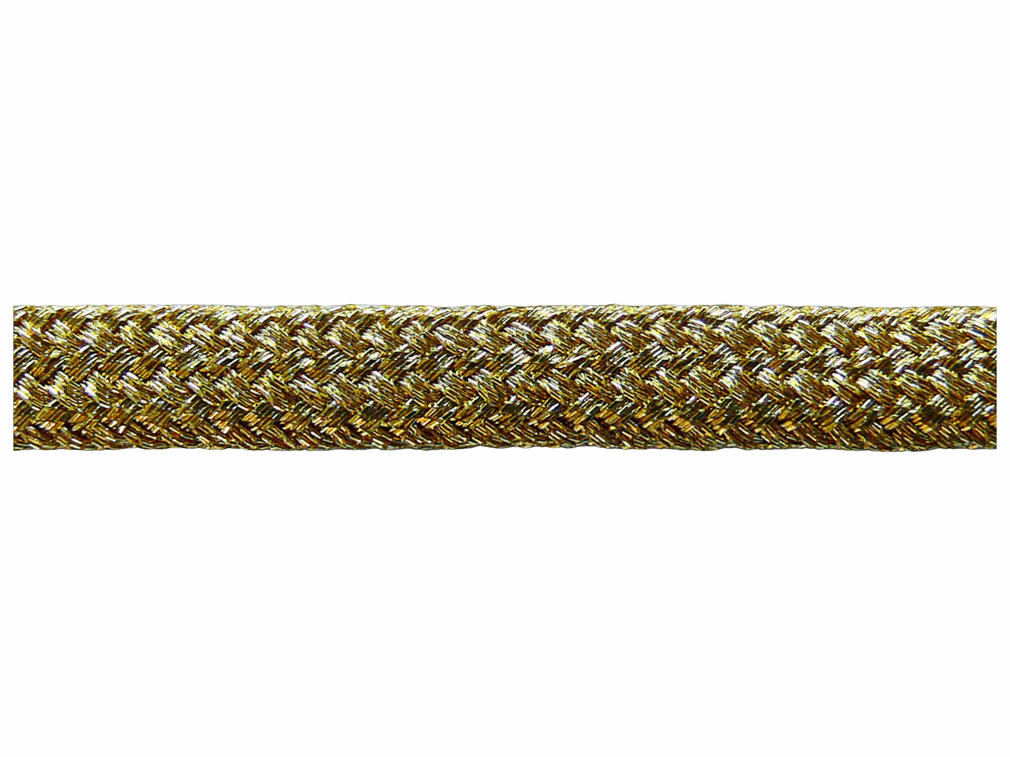 Hohllitze in acciaio inossidabile Foliengespinst 460 oro 7 mm Hohllitze in acciaio inossidabile Foliengespinst 460 oro 7 mm