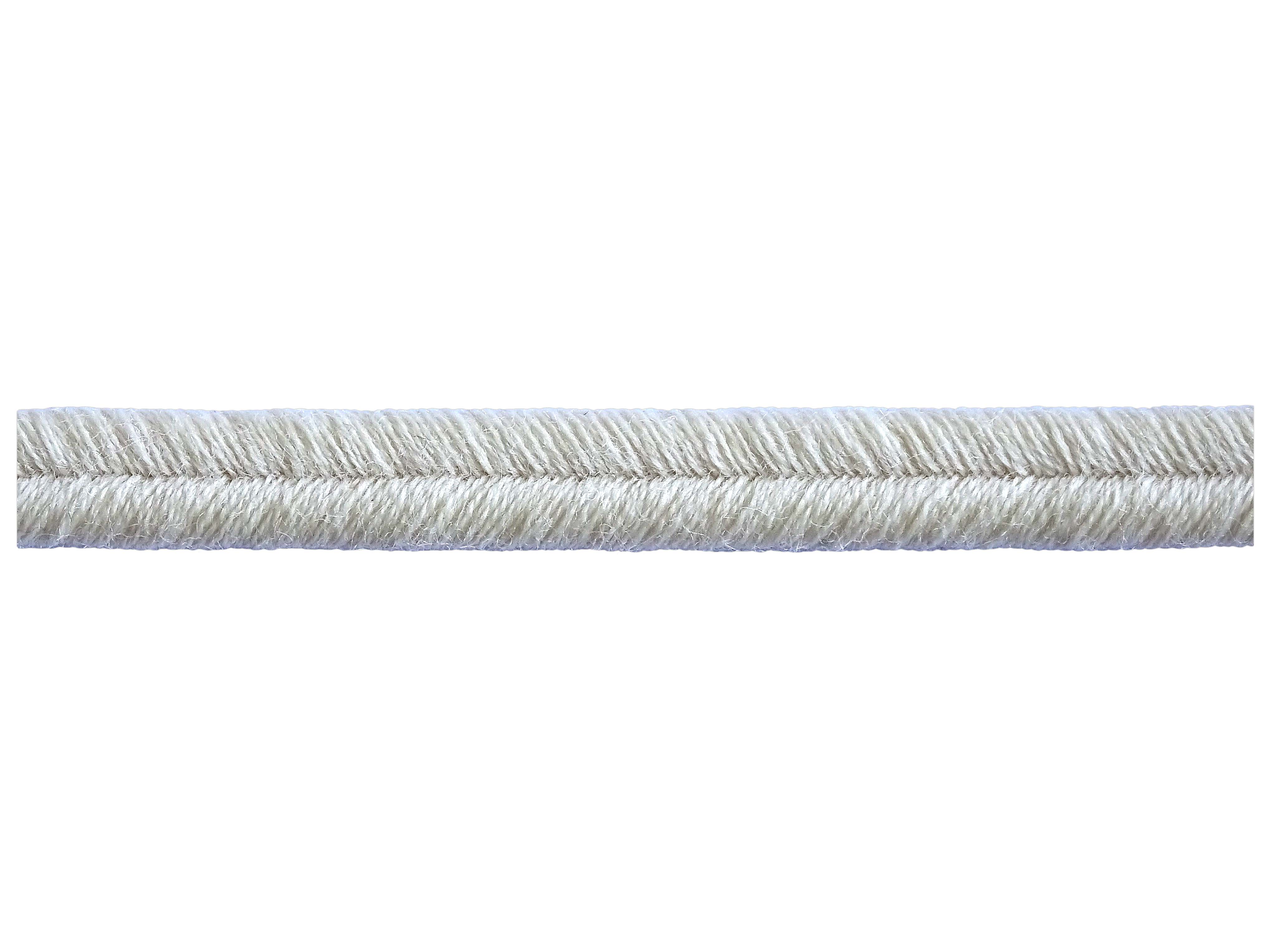 Soutache Wool natural white 8mm Soutache Wool natural white 8mm