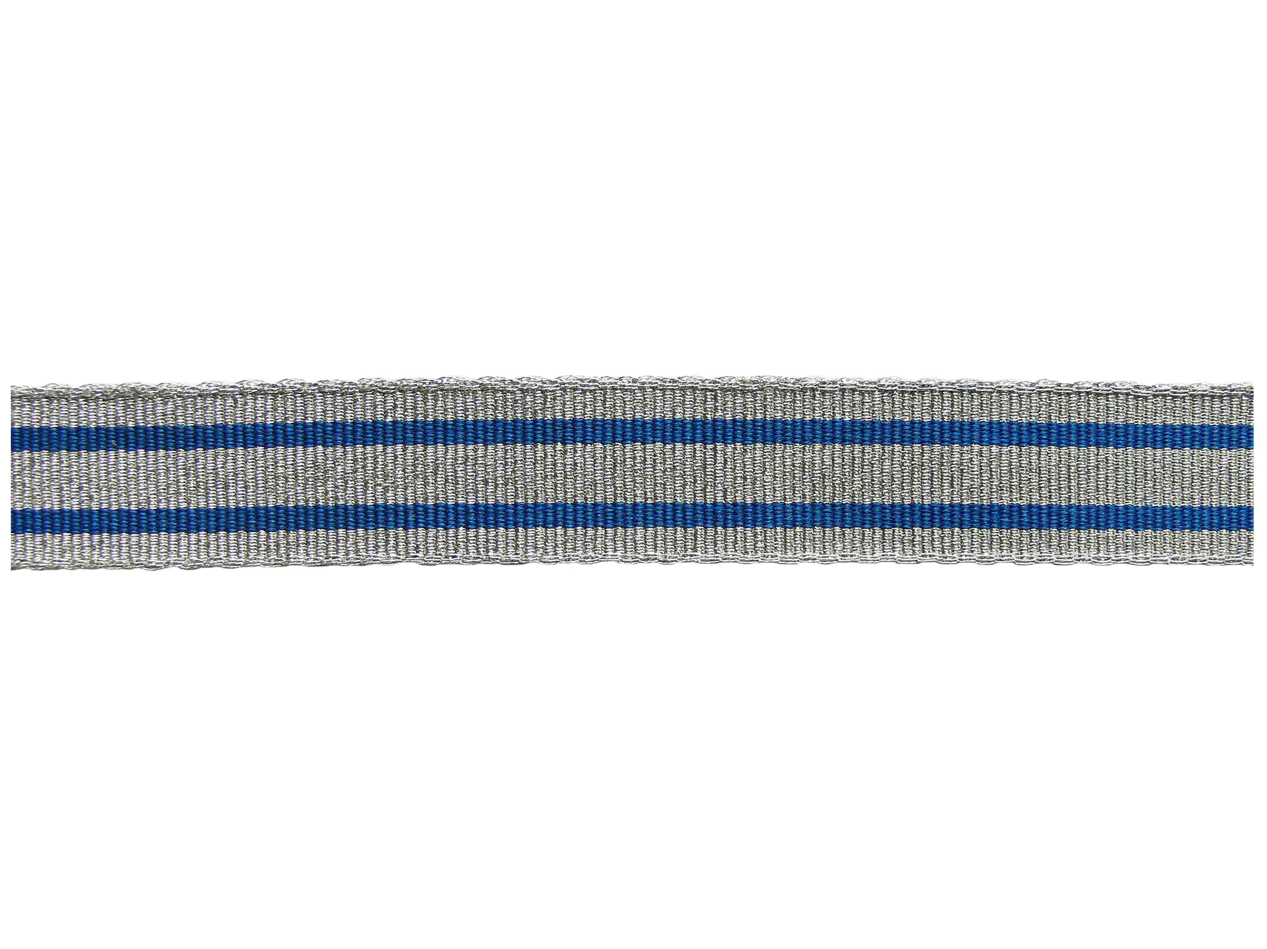 1-96-120-200-4602 Feldbindentresse aluminiumfarbig mit bayrischblau National 22 mm 1-96-120-200-4602 Feldbindentresse aluminiumfarbig mit bayrischblau National 22 mm