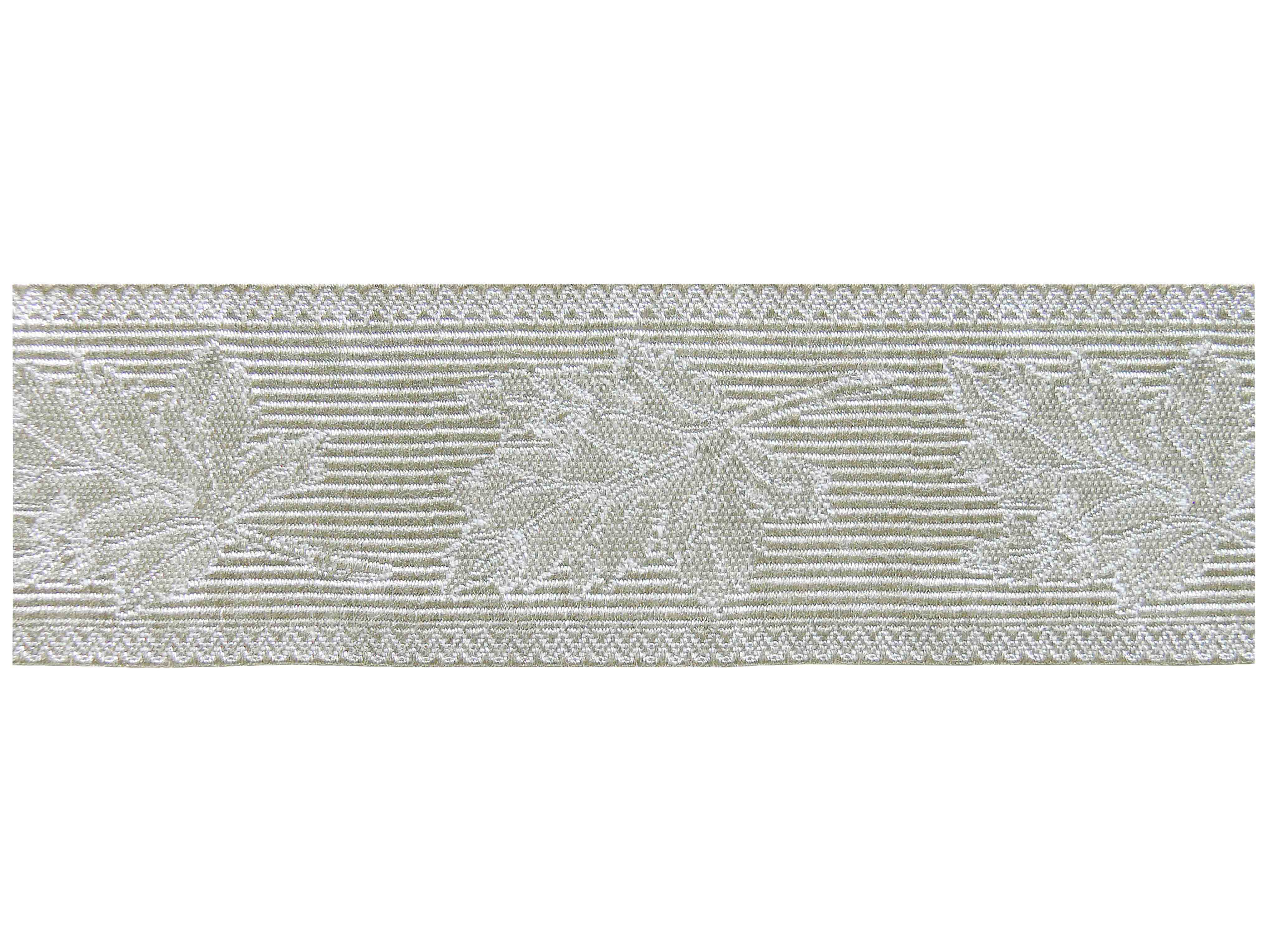 Ahornblättertresse silberfarbig 45 mm Ahornblättertresse silberfarbig 45 mm