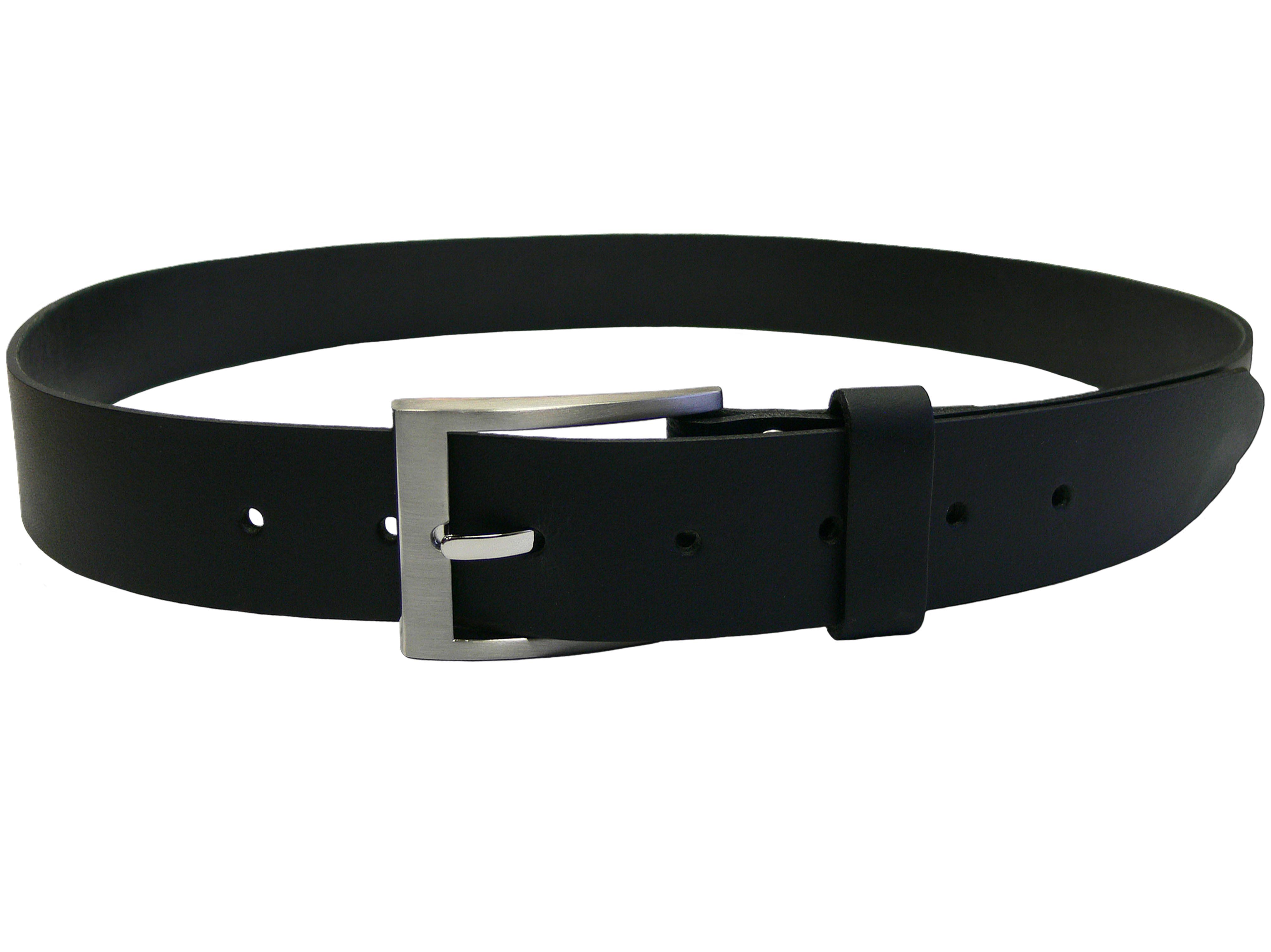 Cintura in pelle con fibbia a uno perno