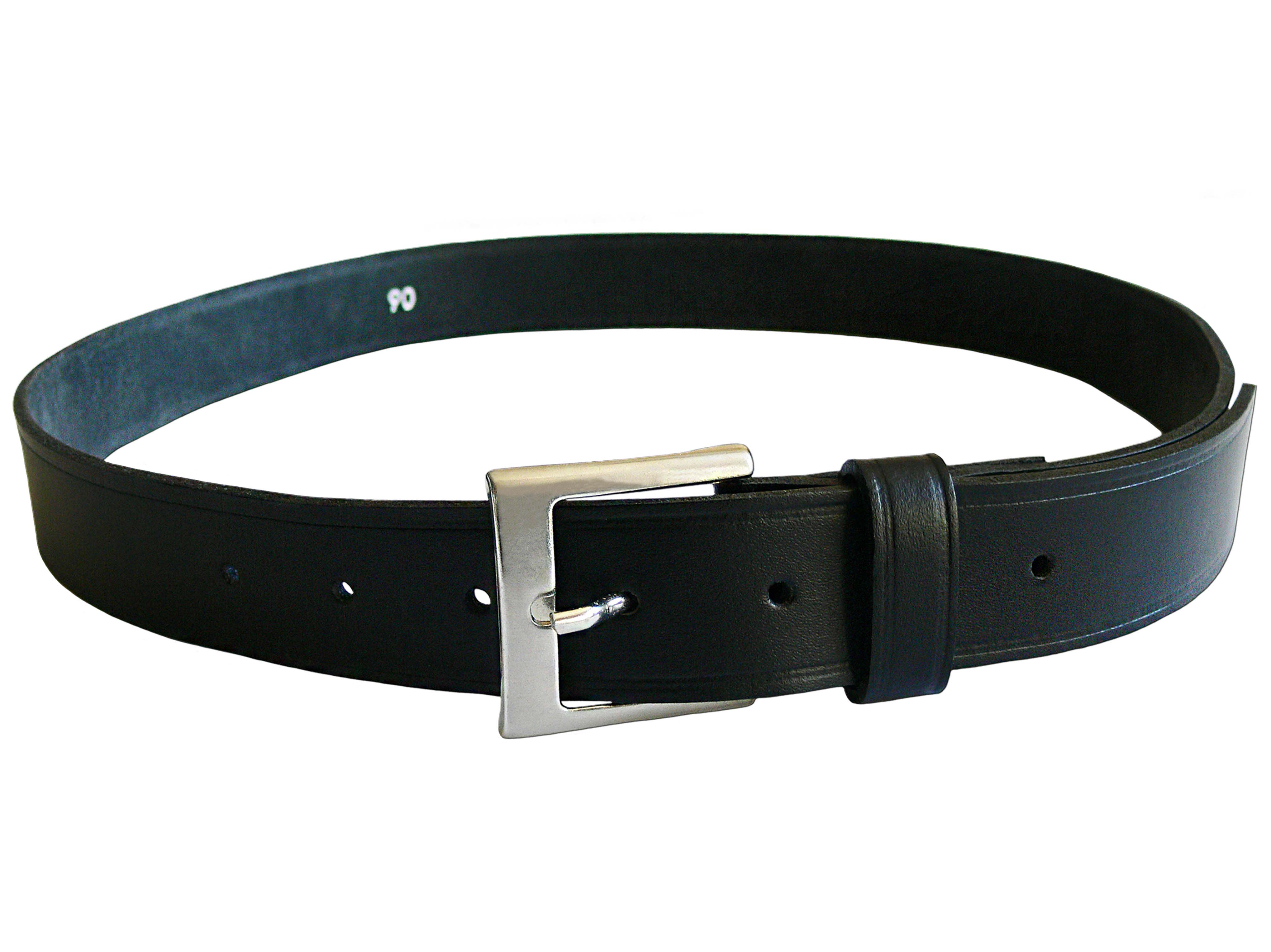 Cintura in pelle con fibbia a uno perno