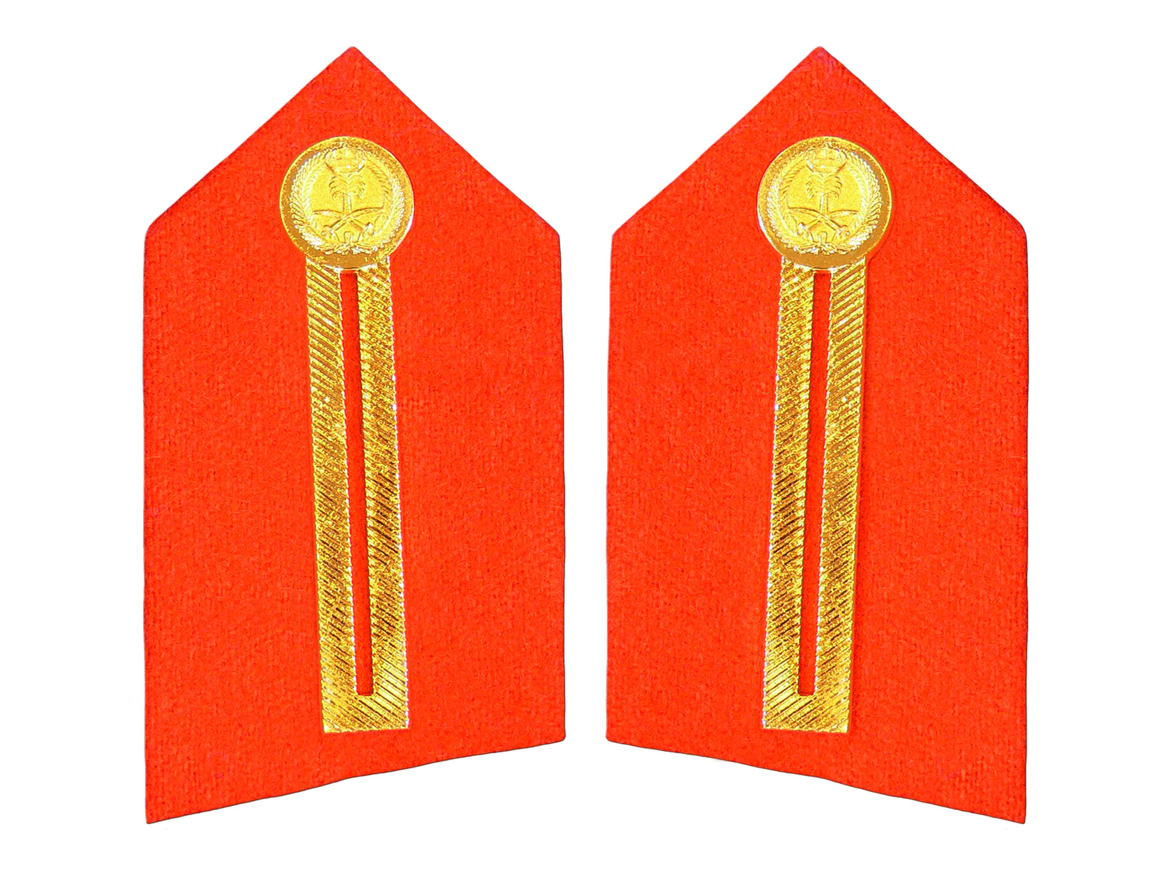 Metallauflage goldfarbig auf Stoff orange