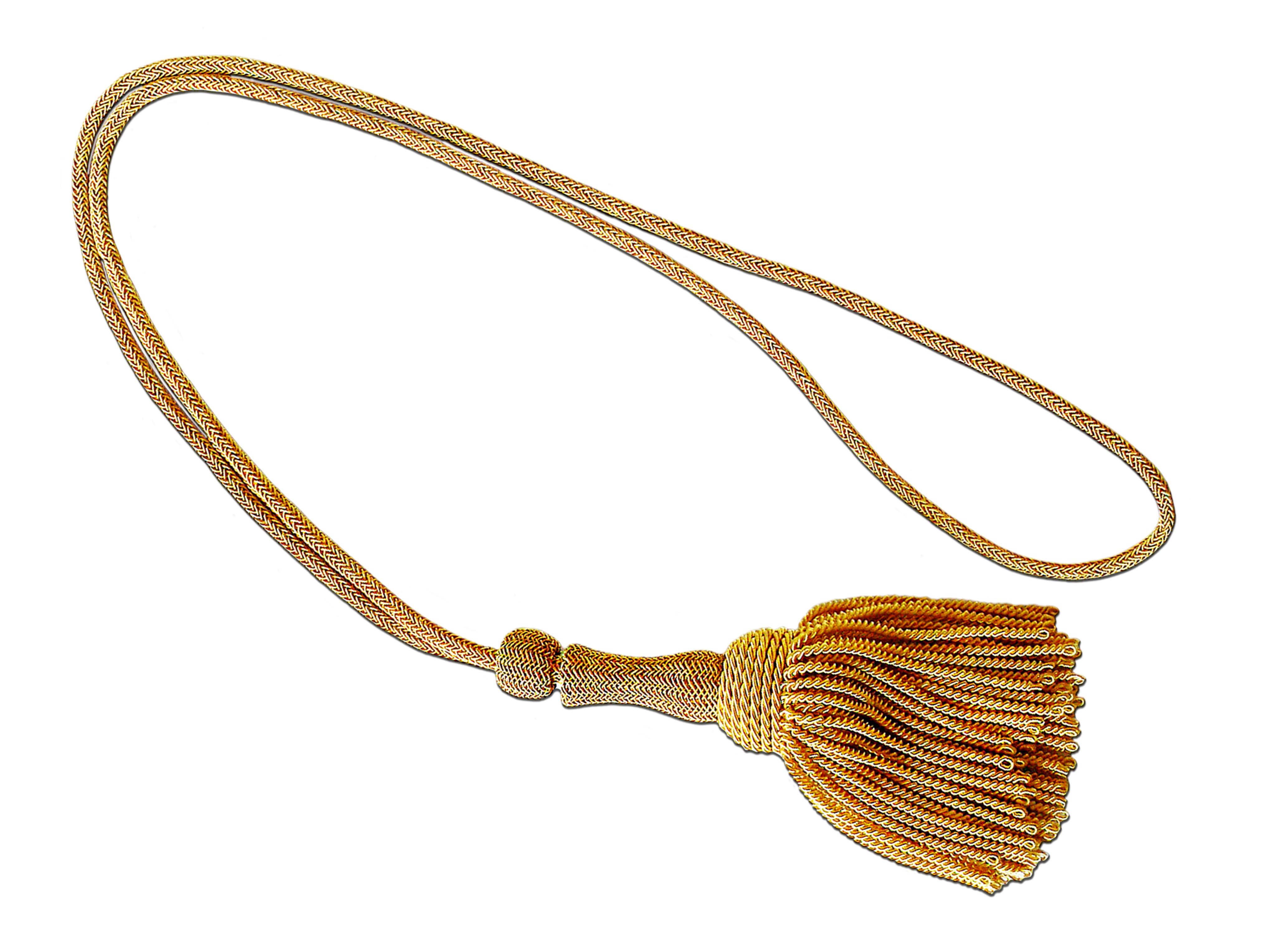 Portepee Armee Frankreich mit offenen Goldfransen Portepee Armee Frankreich mit offenen Goldfransen