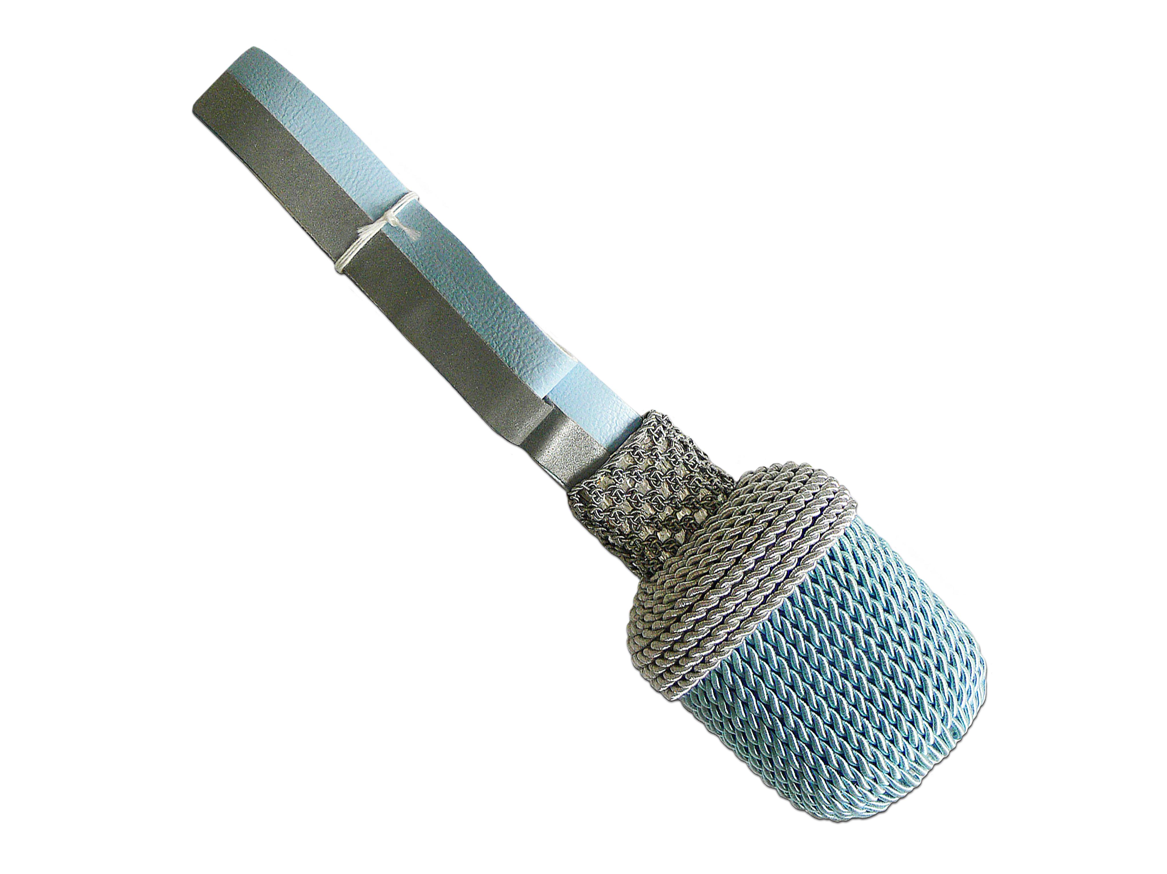 Portepee blau- und silberfarbig Portepee blau- und silberfarbig