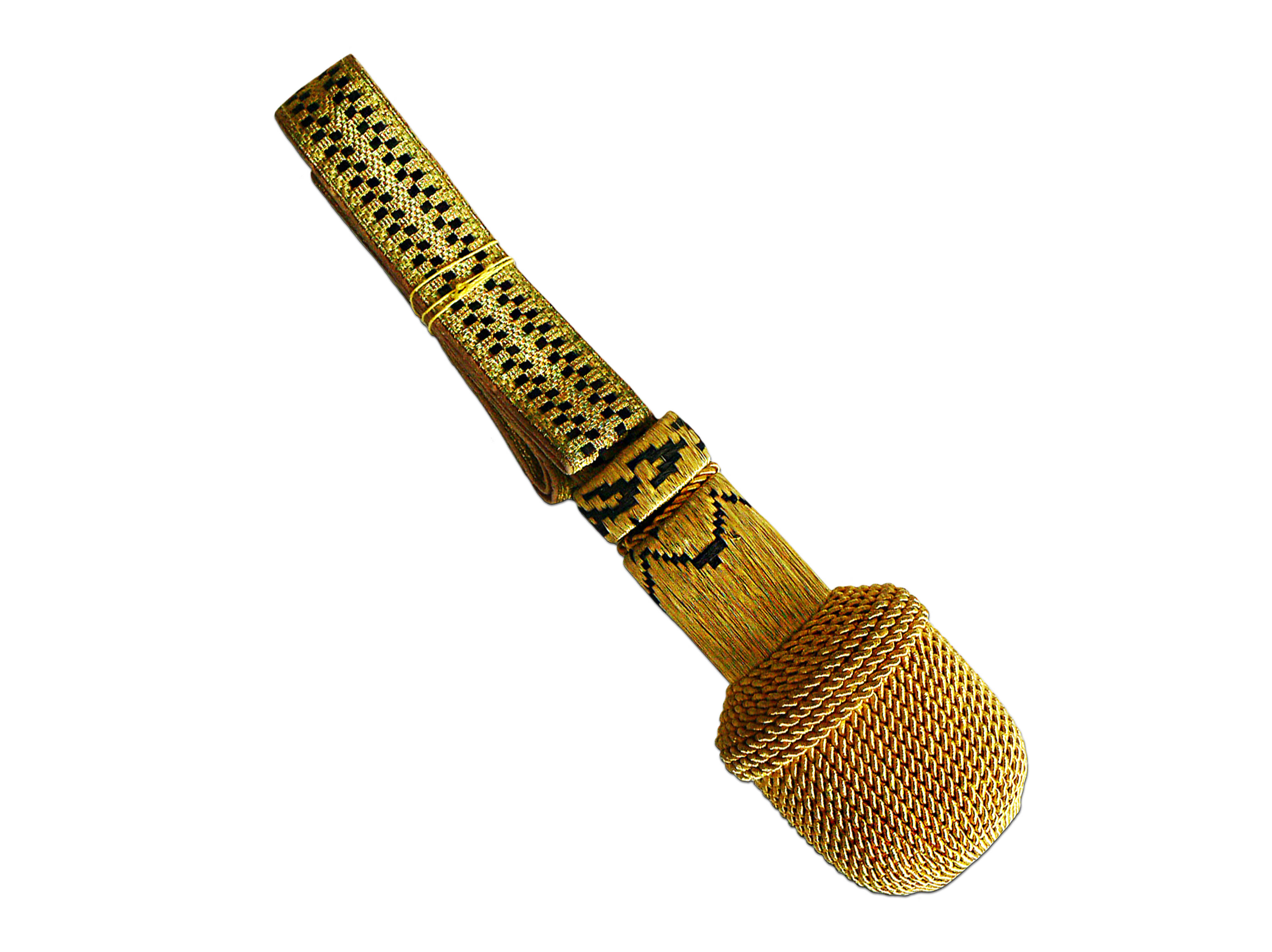 Portepee gold- und schwarzfarbig Portepee gold- und schwarzfarbig