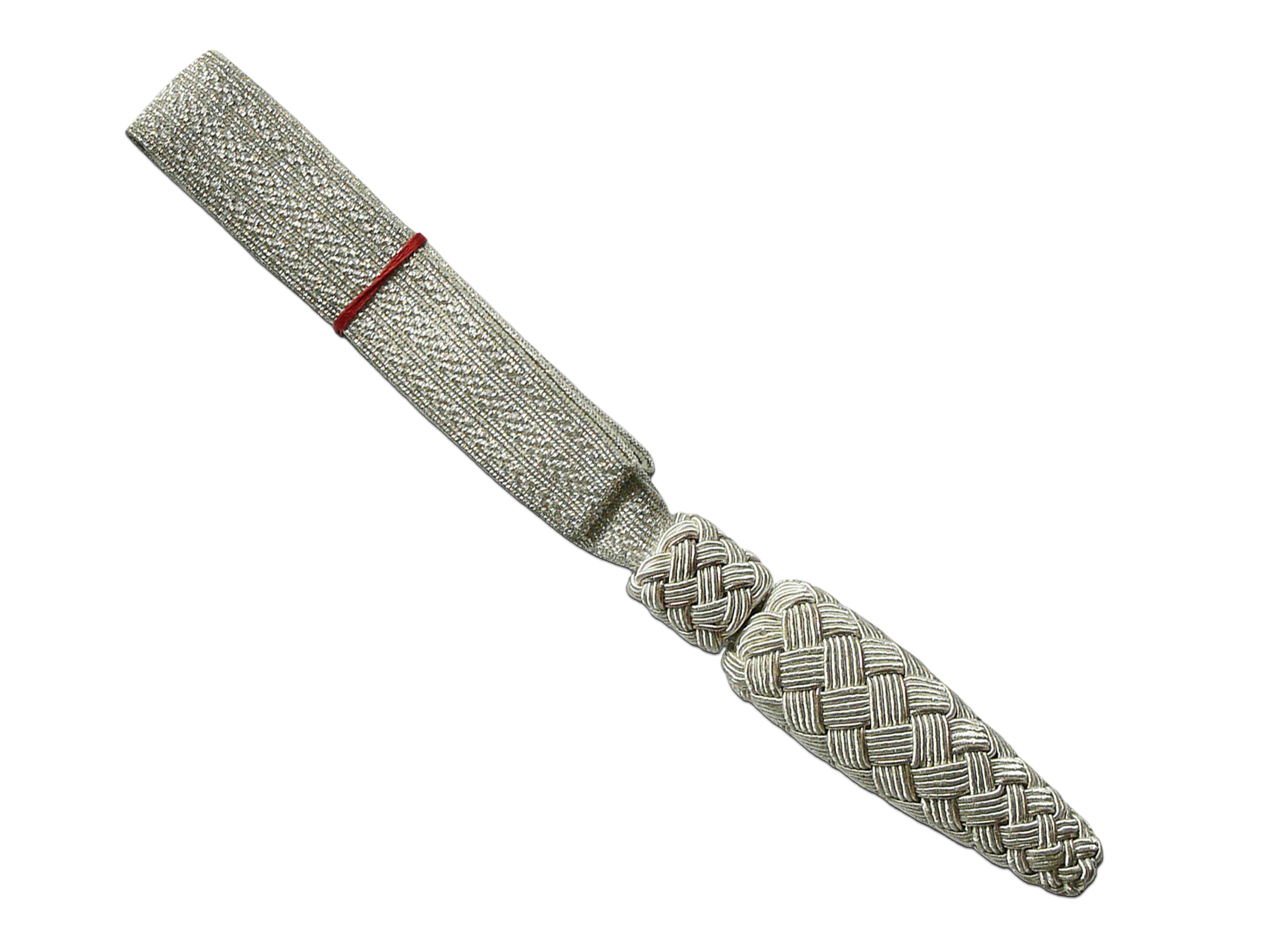 Portepee silberfarbig Portepee silberfarbig