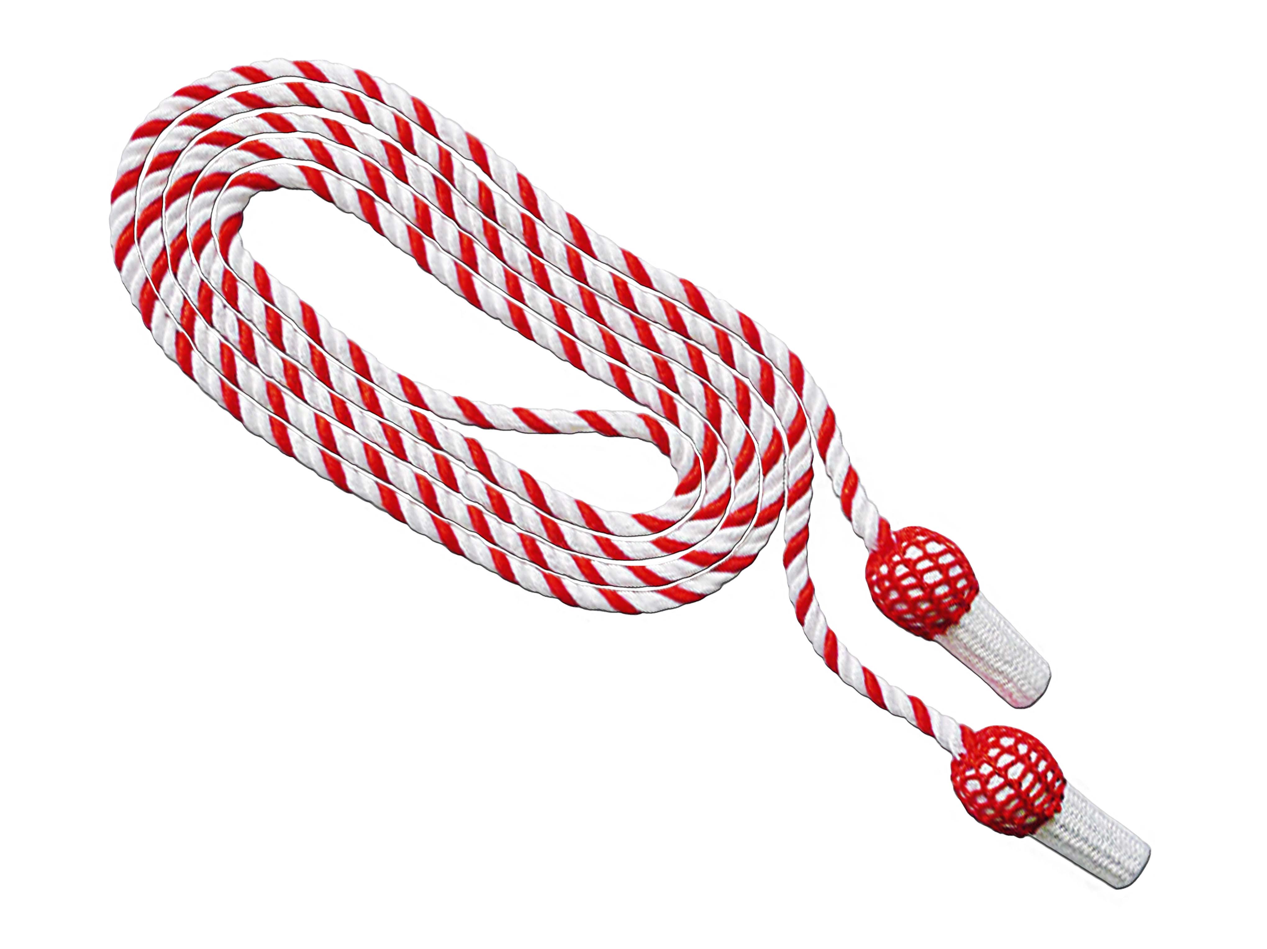 Hutschnur 1-34-510-800-2210 Kunstseide reinweiß und hochrot