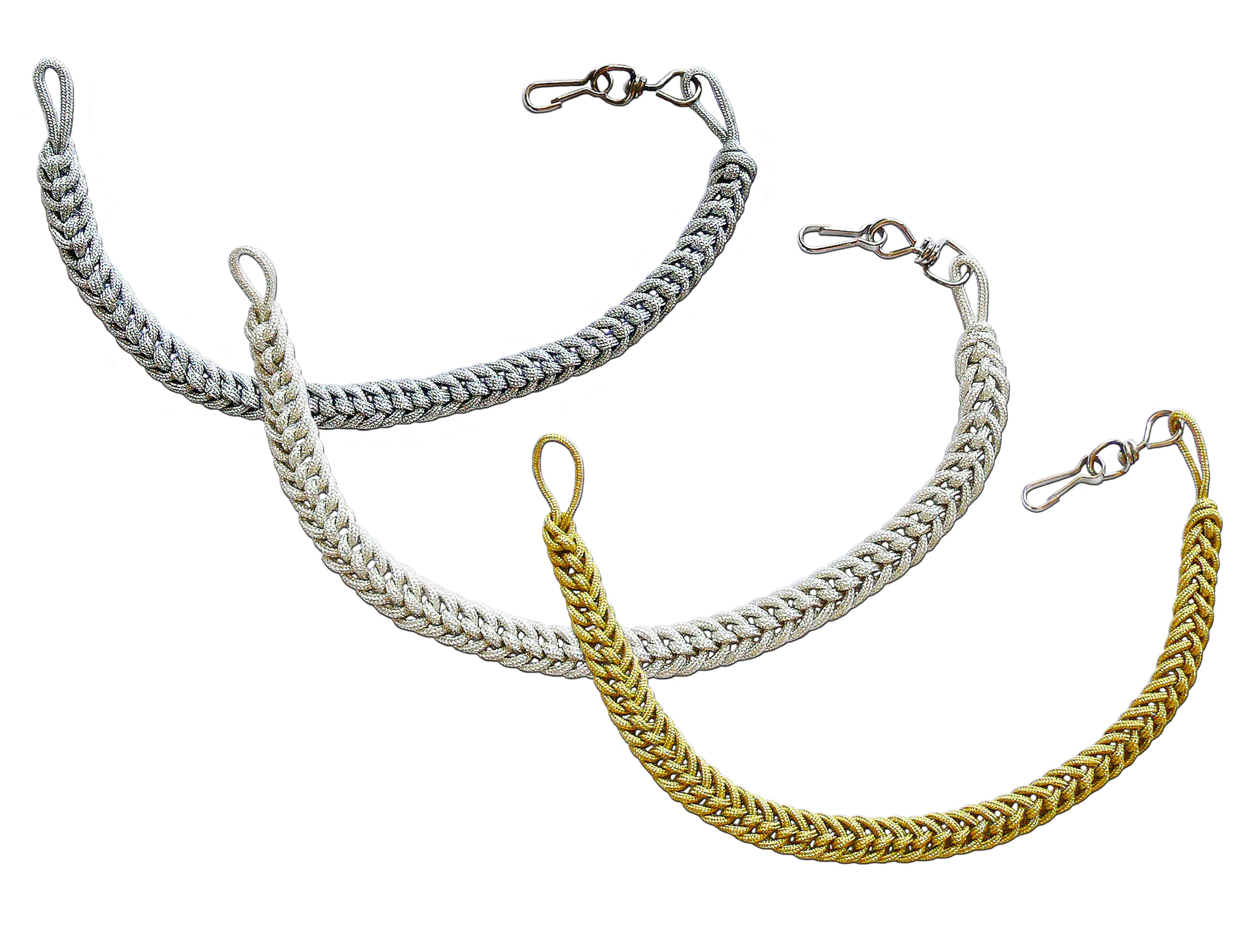 Pfeifenschnüre 1-56-000-639-4300 / 4400 / 4500 bronze, silber und gold