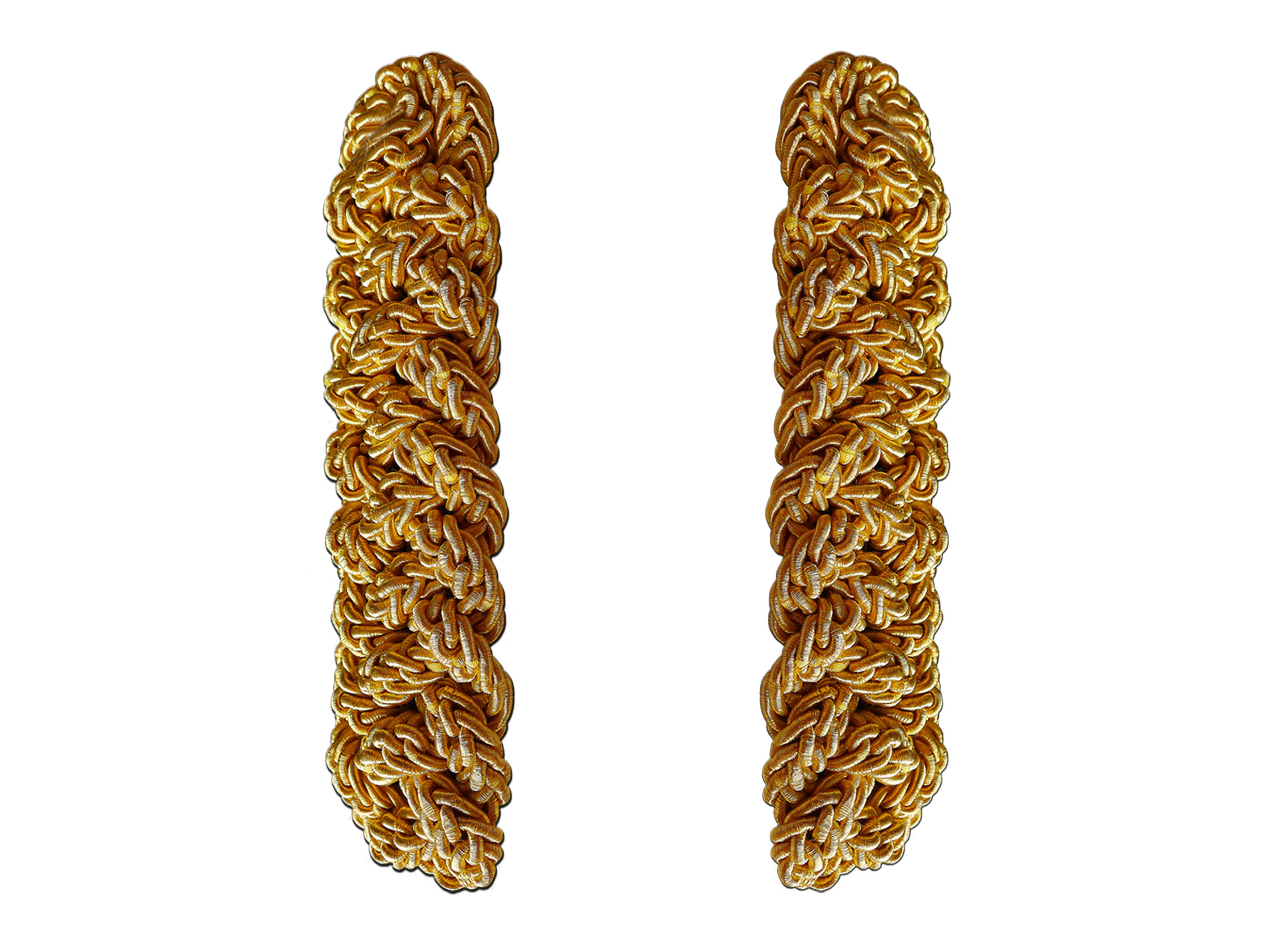 Schultergeflechte goldfarbig